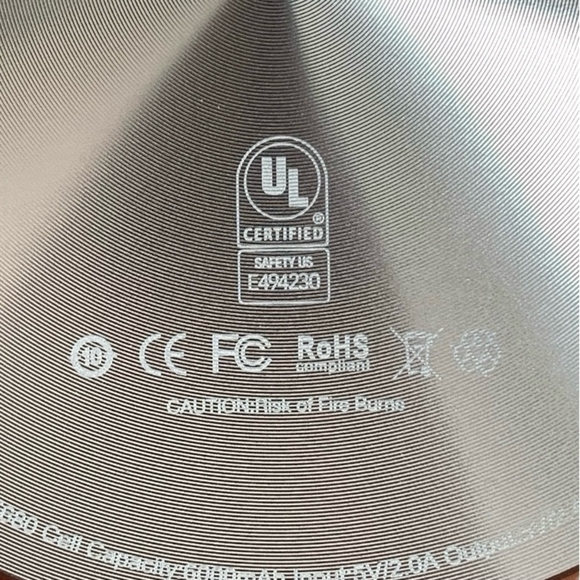 NIB Executive 6000mAh Silver Power Bank USB Portable Charger Biotech Promo - Picture 5 of 6